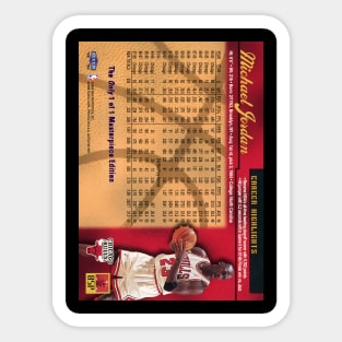 BASKETBALLART -JORDAN CARD 7 Sticker